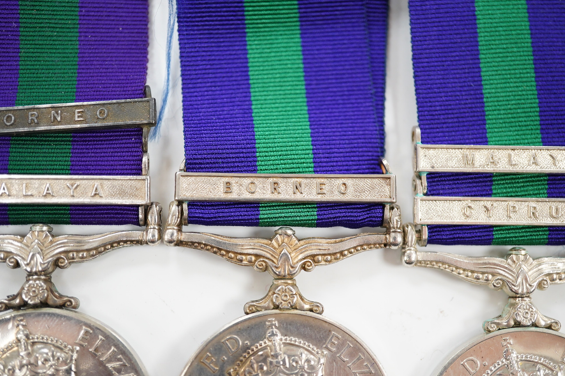 Three ERII General Service Medals